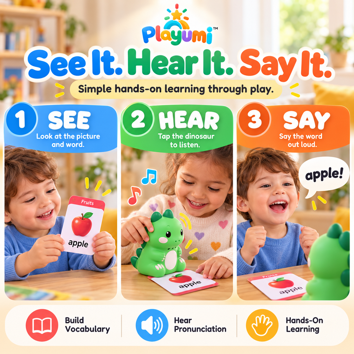 Playumi™ Interactive Learning Dino
